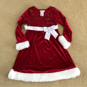 Girls Christmas / Santa dress   Size 8